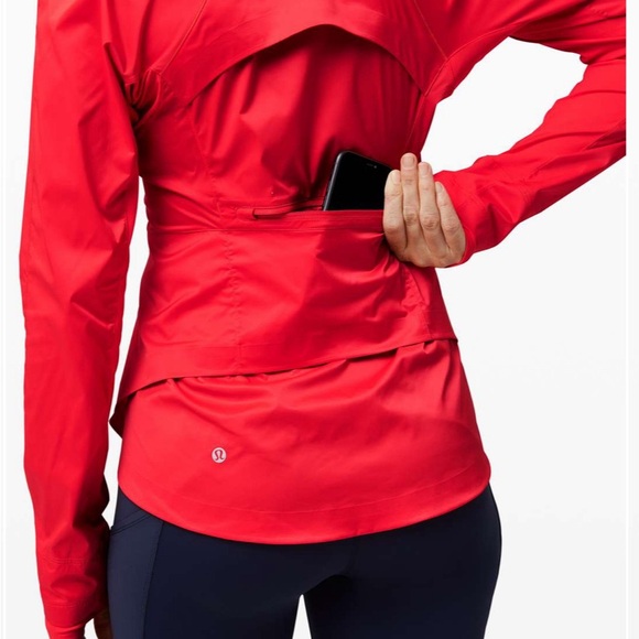 Lululemon Goal Smasher Jacket Carnation Red 6 like new - Picture 3 of 9